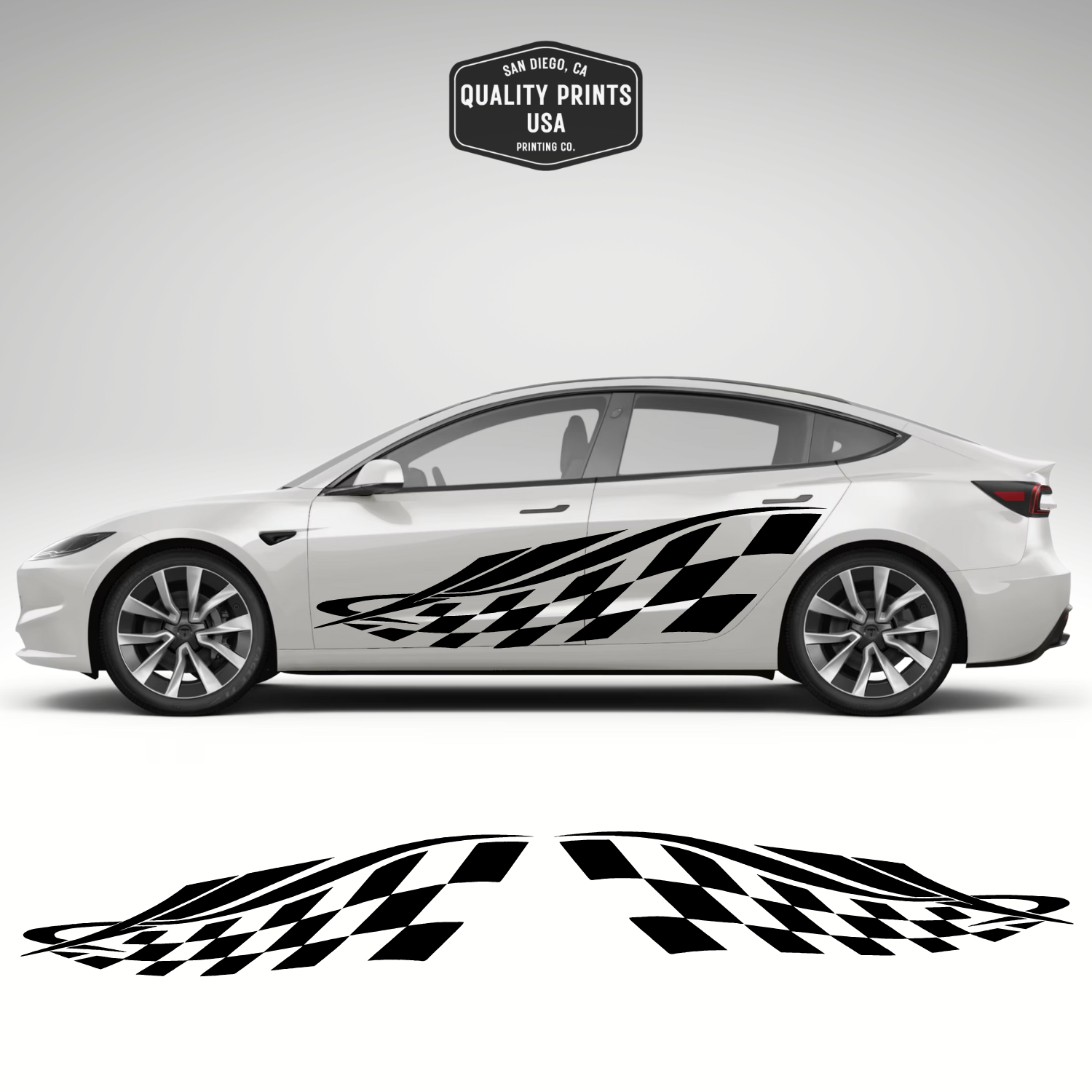 Tesla model 3 decals (Multiple Styles)
