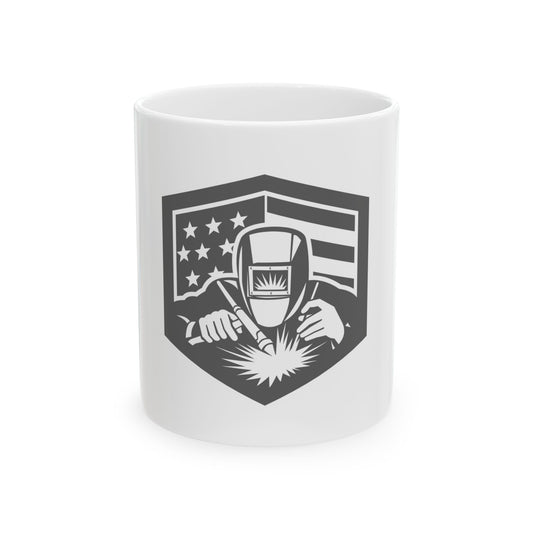 Patriotic Welding USA Ceramic Coffee Mug Gift