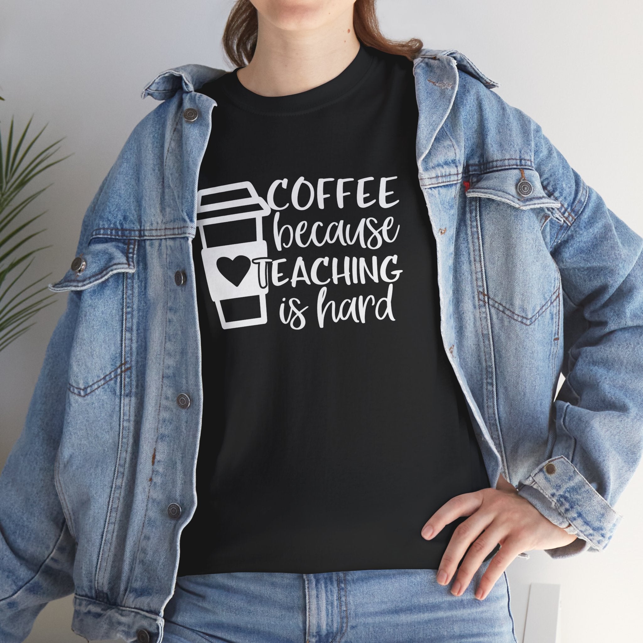 Coffee Lover Teacher Funny T-Shirt – Humor Gift for Men and Women