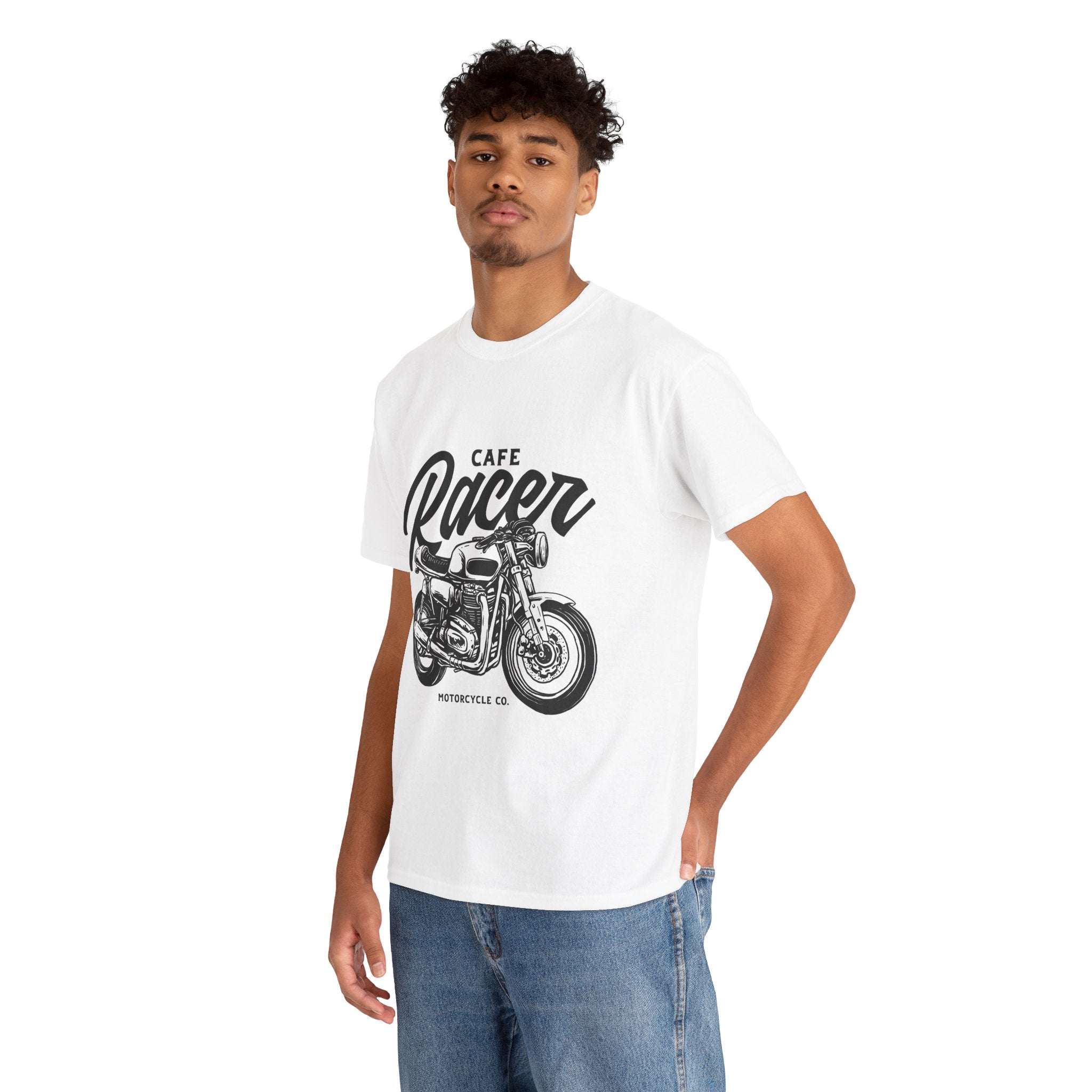 Cafe Racer Motorcycle Unisex Graphic Novelty T-Shirt