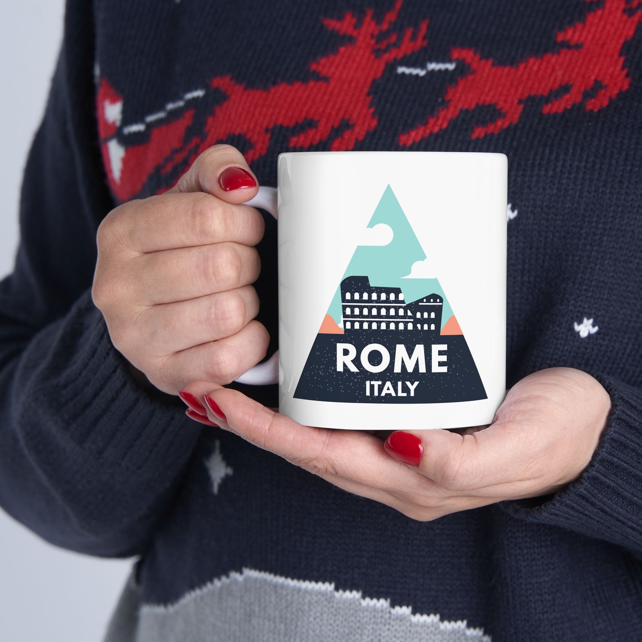 Italy Rome Souvenir Travel Gift Ceramic Coffee Mug