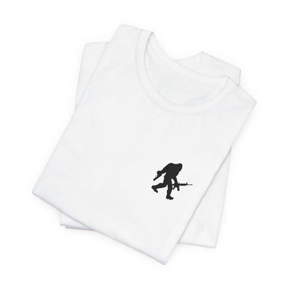 Bigfoot Gun 2A Patriotic Unisex T-Shirt