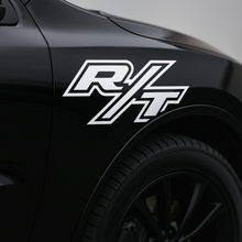 Cargar imagen en el visor de la galería, Juego de 2 calcomanías con el logotipo del Dodge Charger, Challenger y Durango R/T