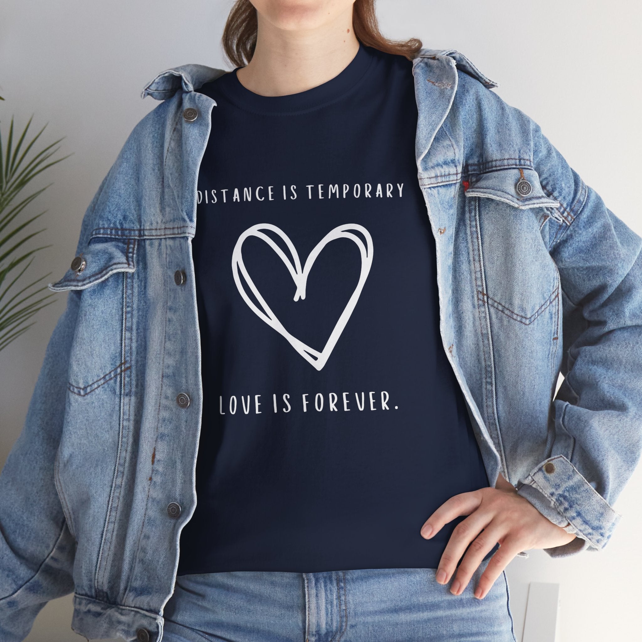 Cute Long Distance Relationship Gift Unisex Graphic Tee