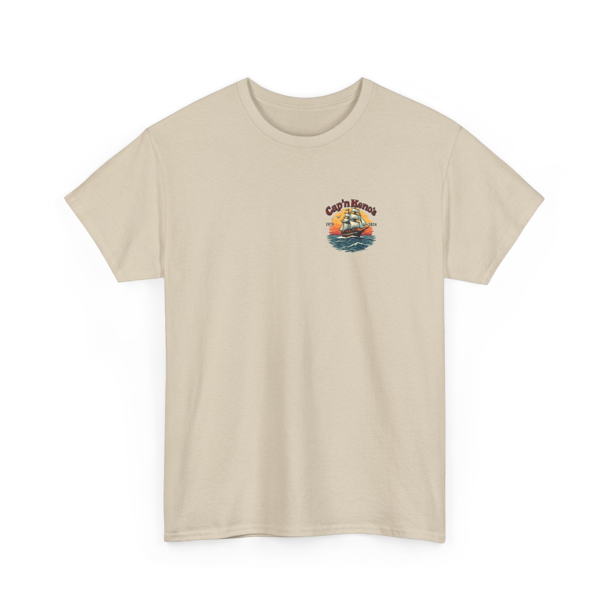 Cap'n Kenos Encinitas California Tribute Sailor Graphic Tee