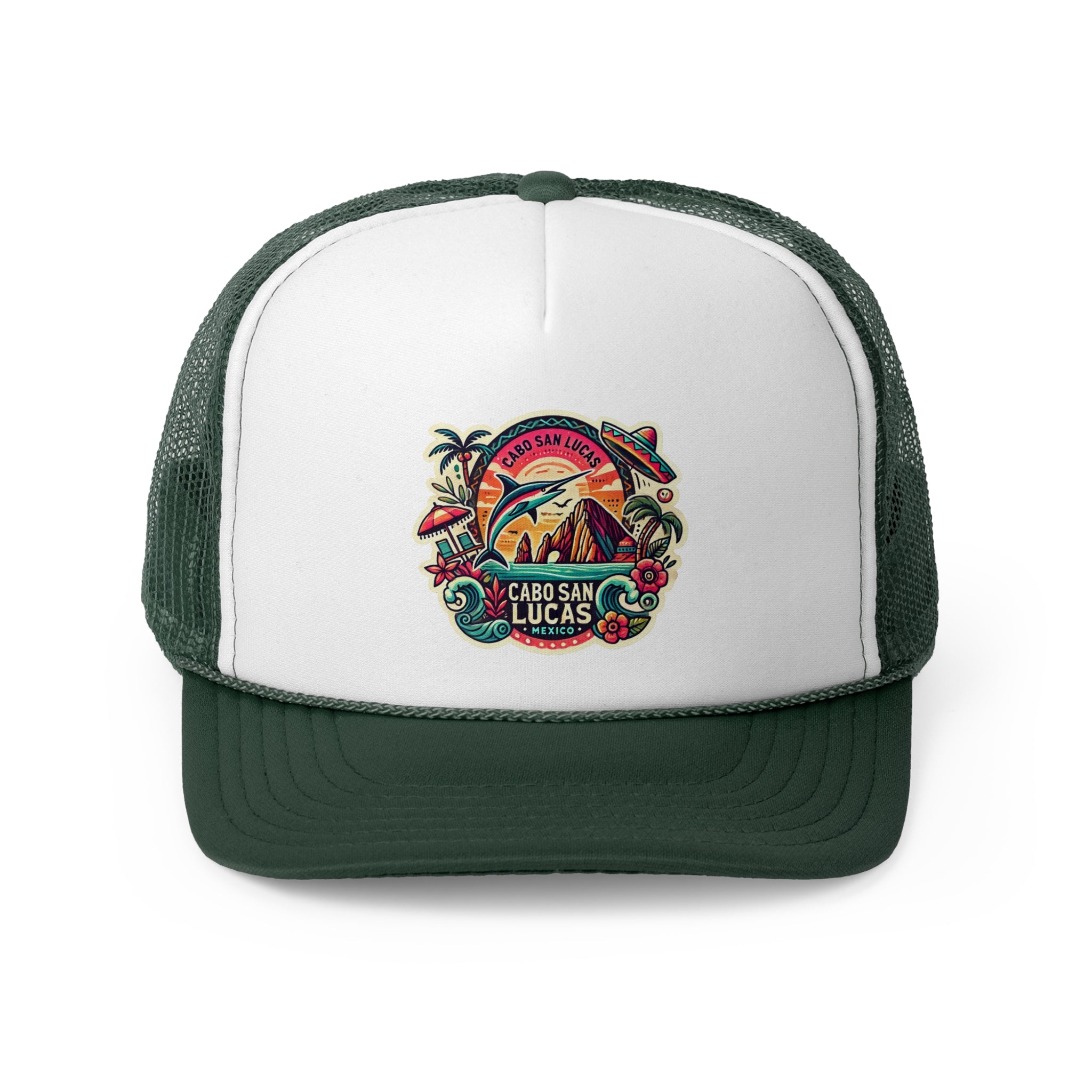 Cabo San Lucas Mexico Travel Souvenir Trucker Caps