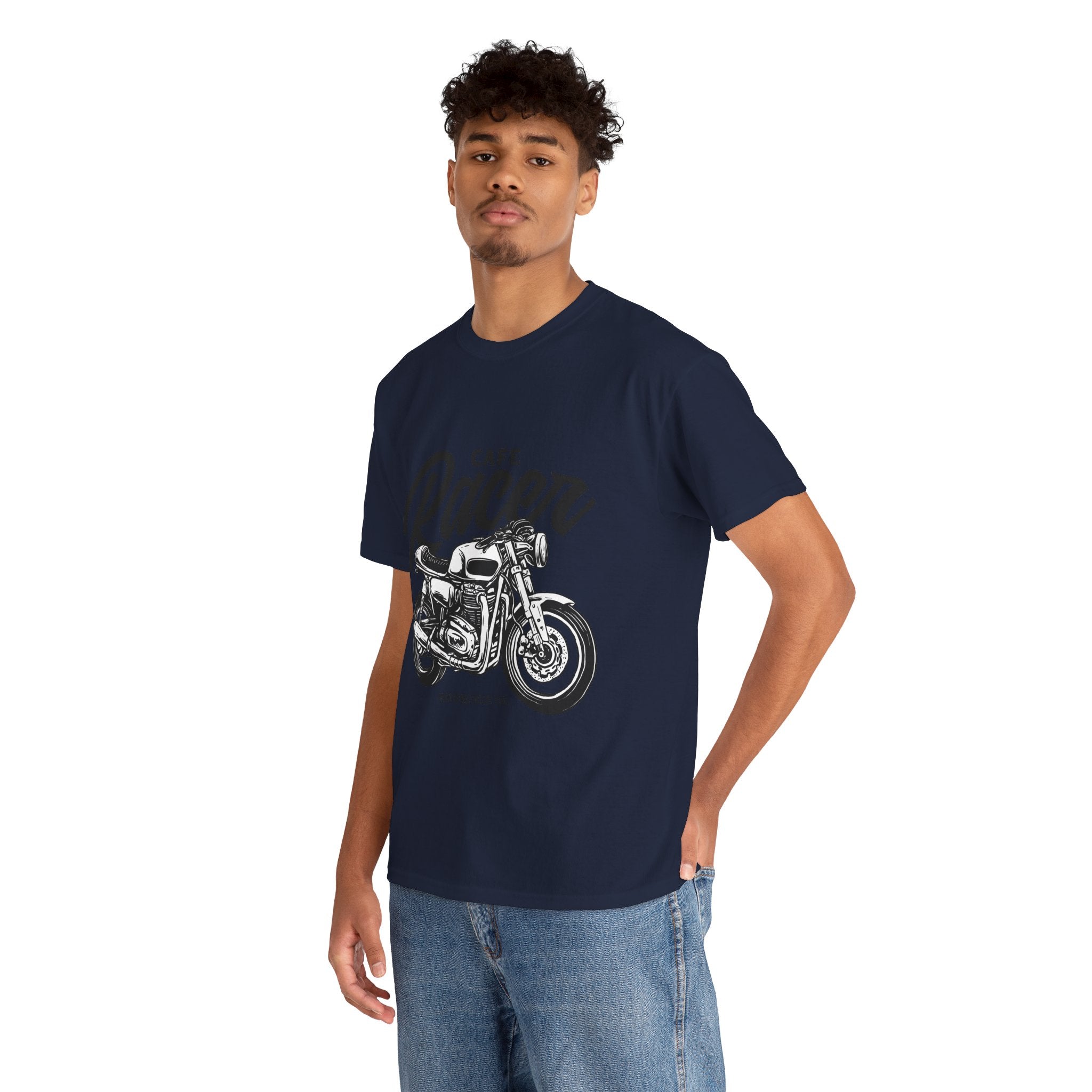 Cafe Racer Motorcycle Unisex Graphic Novelty T-Shirt