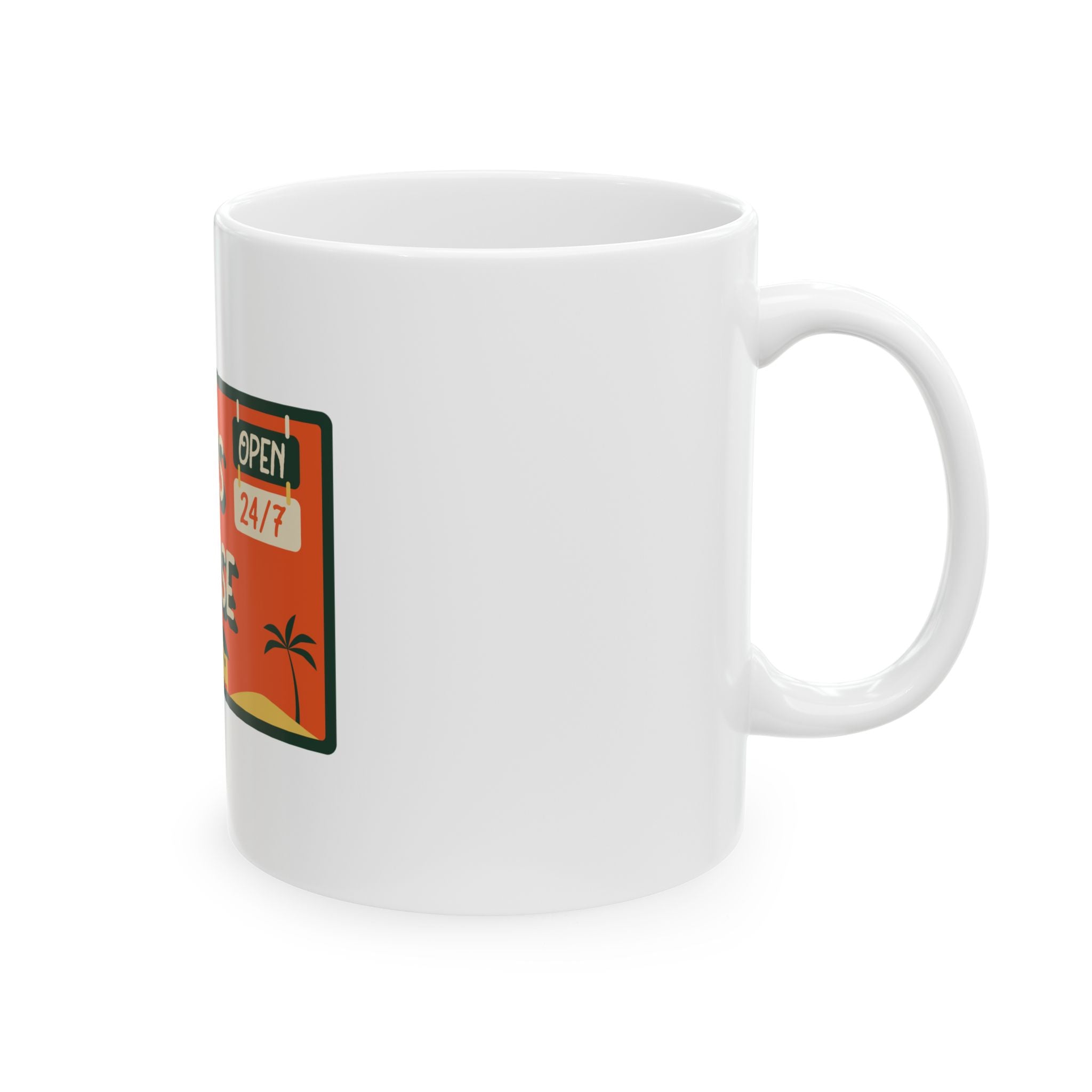 Drifters Paradise Retro Graphic Novelty Ceramic Coffee Mug