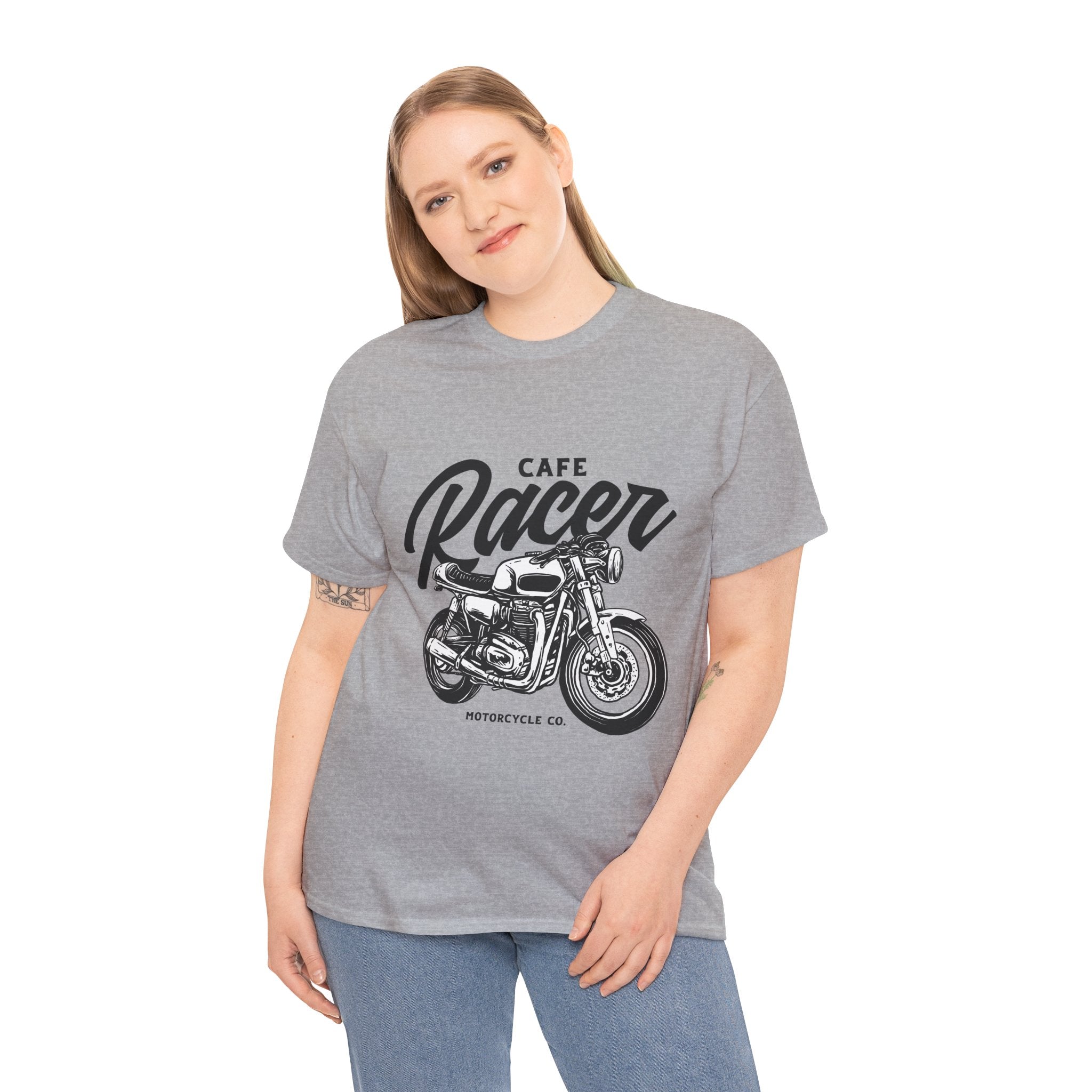 Cafe Racer Motorcycle Unisex Graphic Novelty T-Shirt