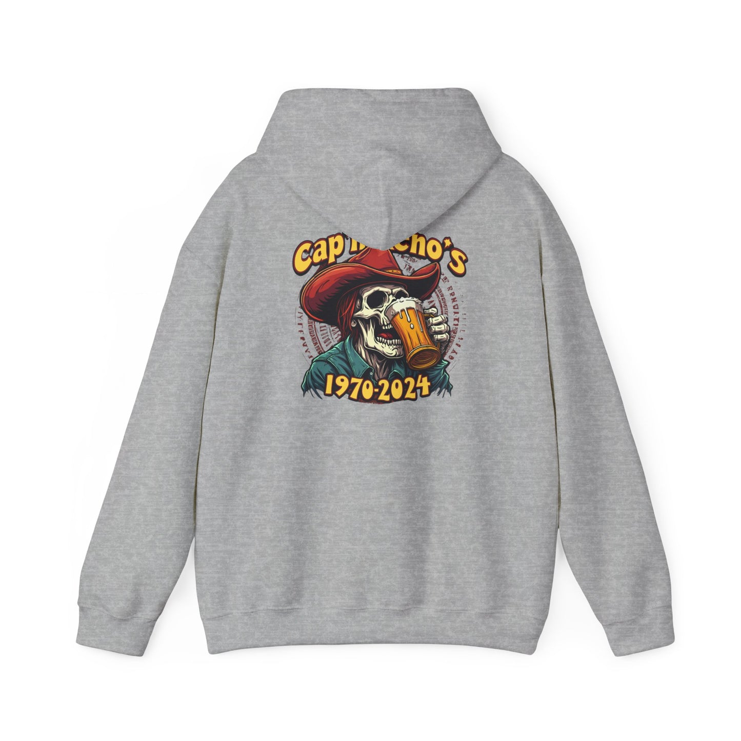 Cap'n Kenos Vintage Skull Graphic Unisex Hoodie