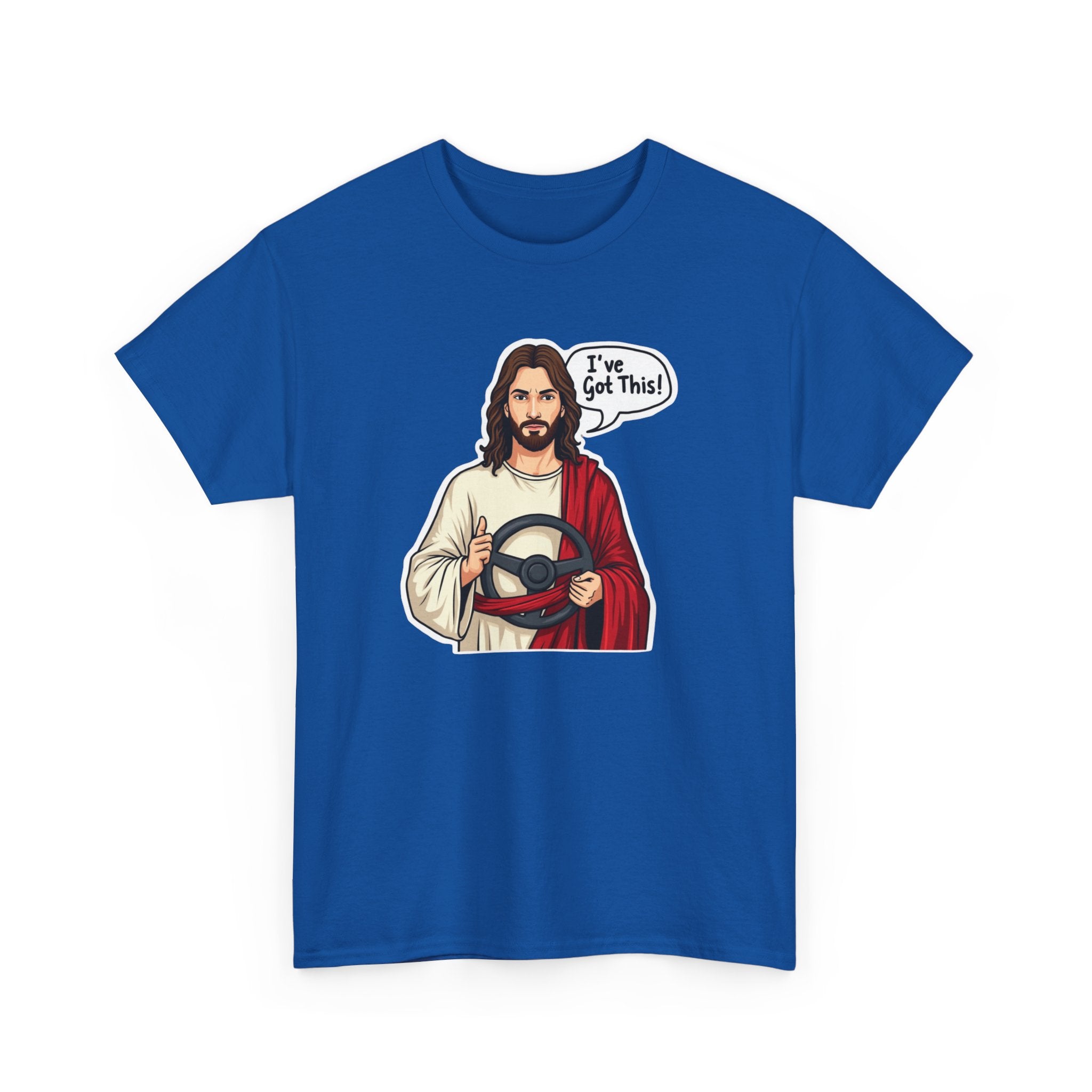 Funny Jesus JDM Car Unisex Tee, Sarcastic Graphic T-Shirt