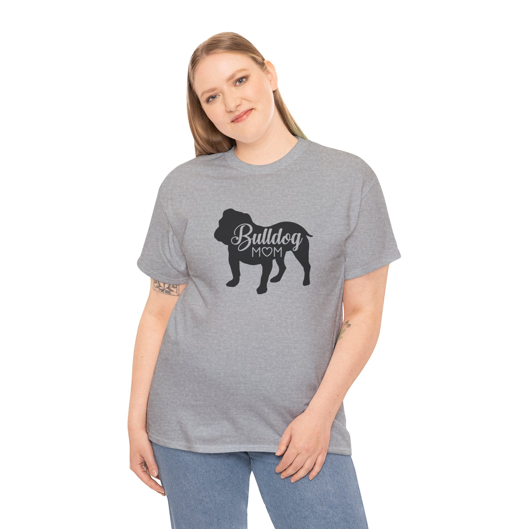 Women's Bulldog Mom Mother Mama Dog Lover T-Shirt