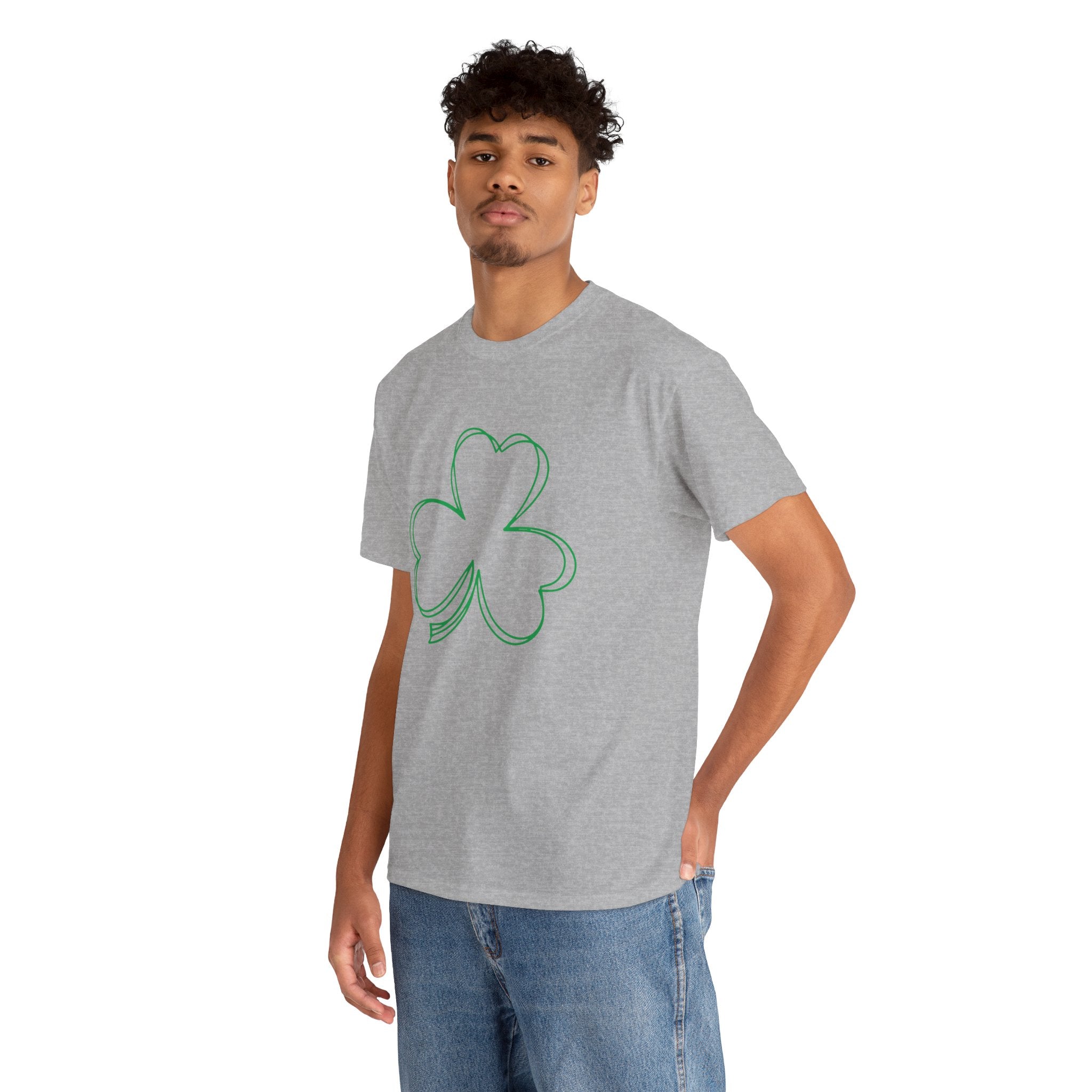 Four Leaf Clover ST. Lucky Patrick's Day Graphic Novelty Tee