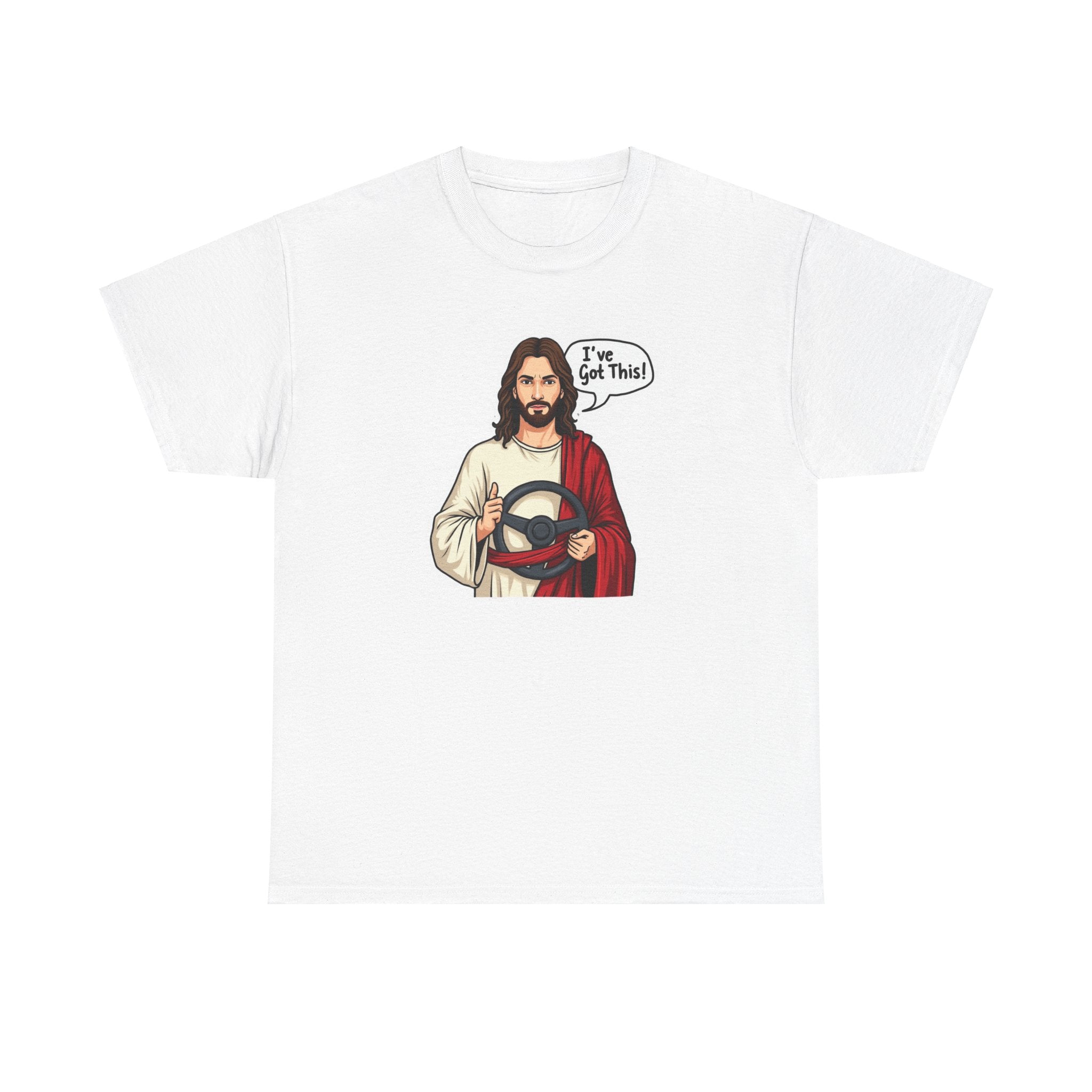 Funny Jesus JDM Car Unisex Tee, Sarcastic Graphic T-Shirt