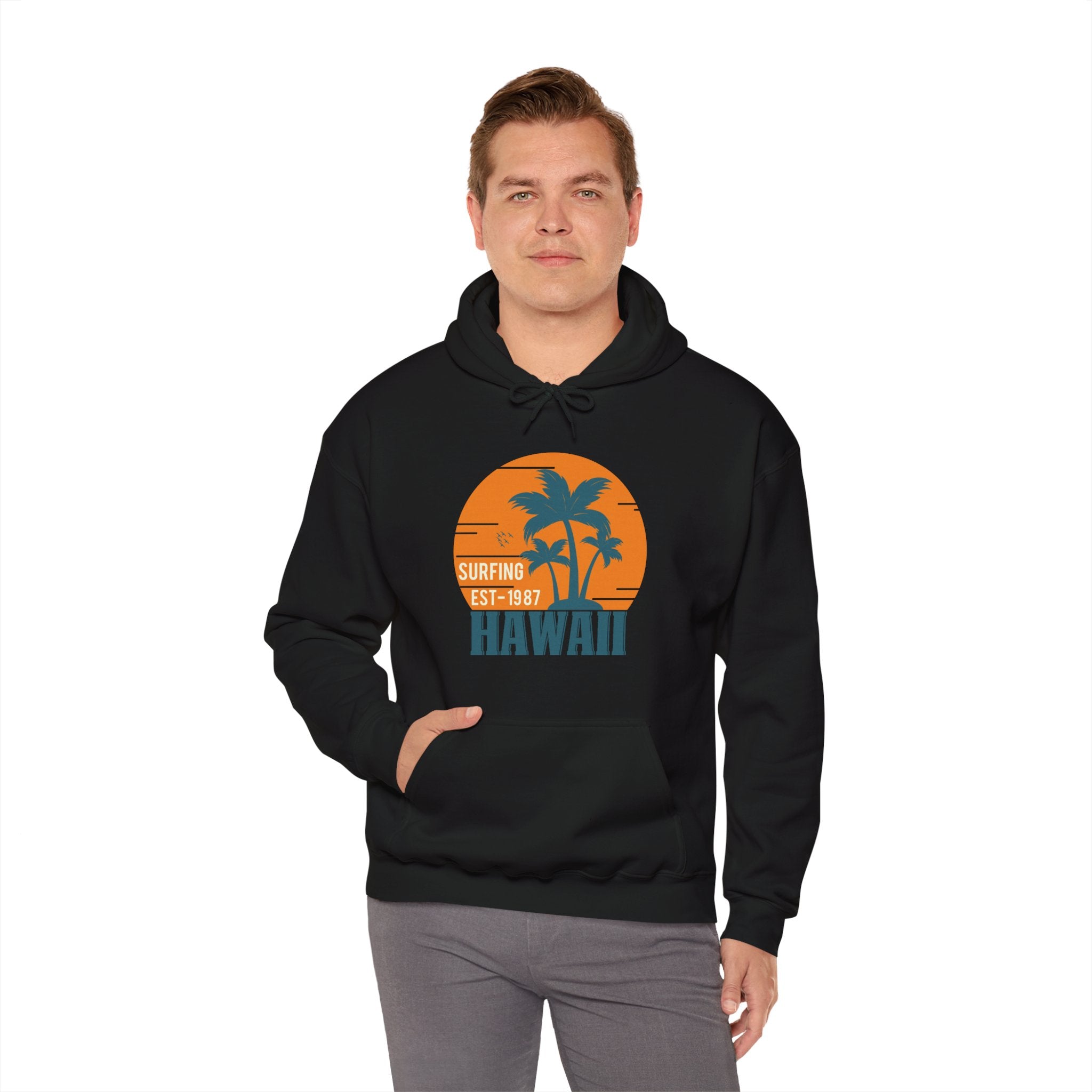 Hawaii Surfing Souvenir Gift Unisex Hoodie