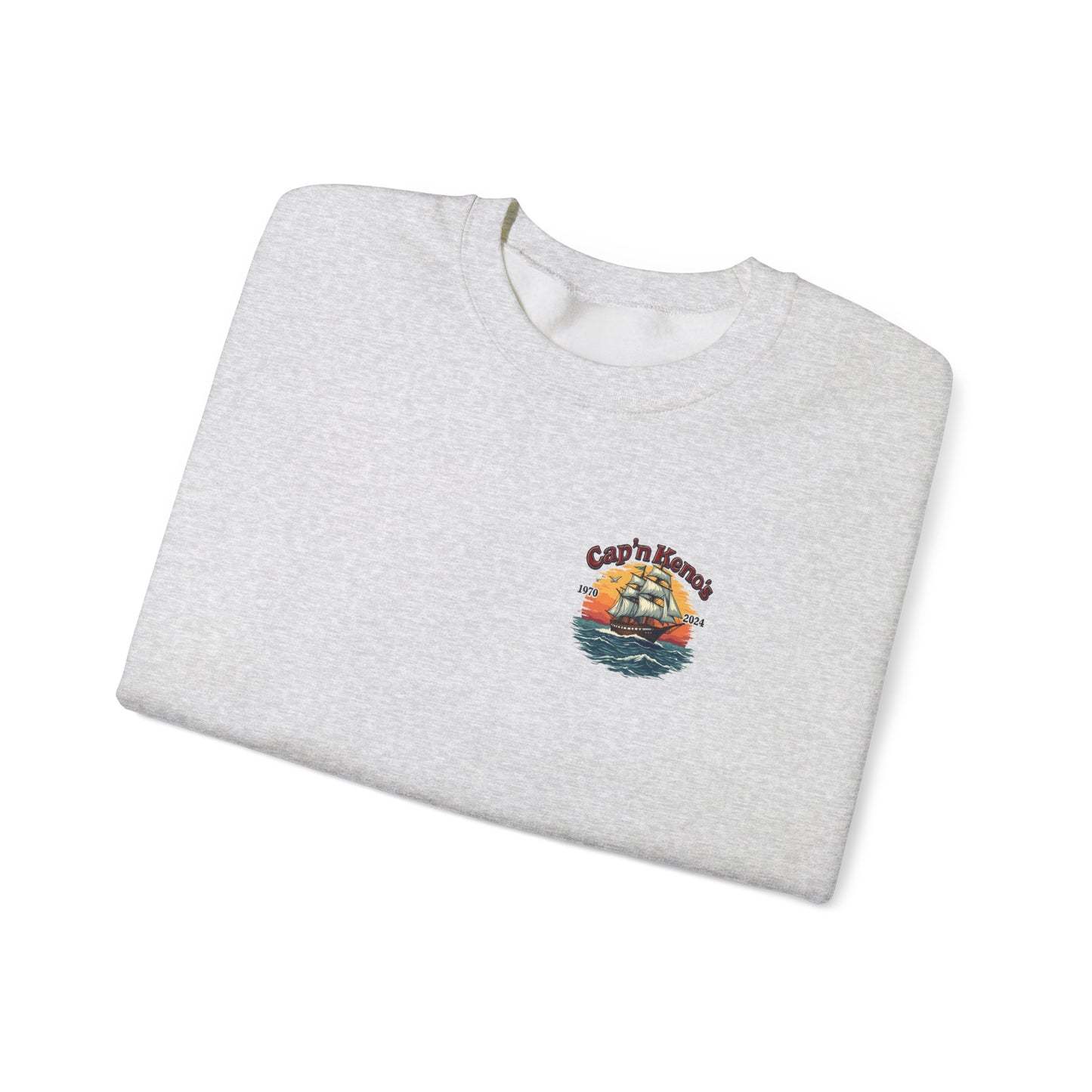 Cap'n Kenos Encinitas California Tribute Sailor Graphic Unisex Sweatshirt