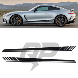 Calcomanía de franja lateral de Mercedes Benz AMG GT Racing