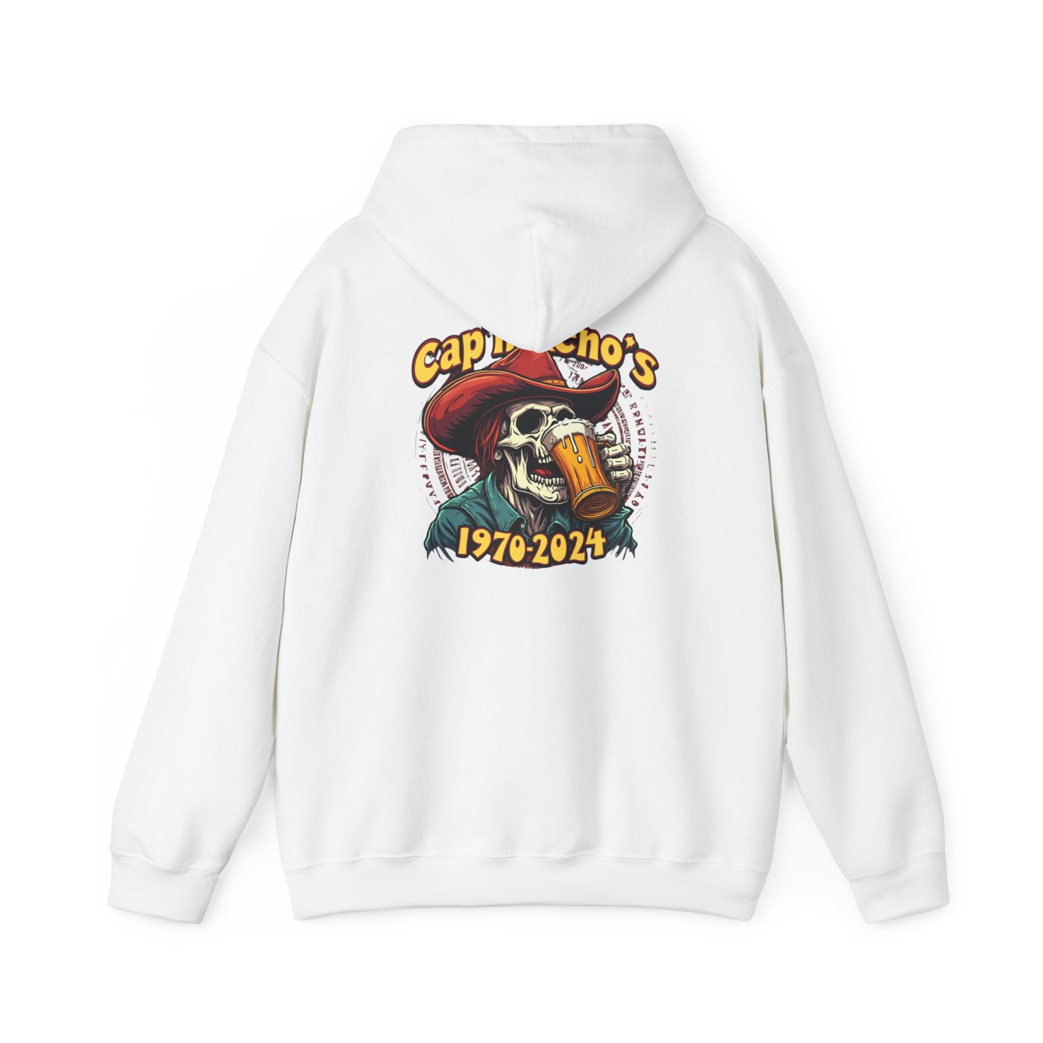 Cap'n Kenos Vintage Skull Graphic Unisex Hoodie