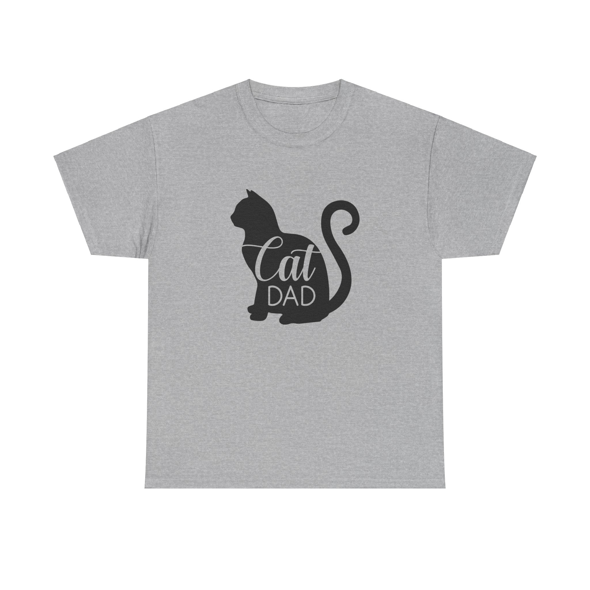 Men's Cat Dad Father Graphic Novelty Gift Tee