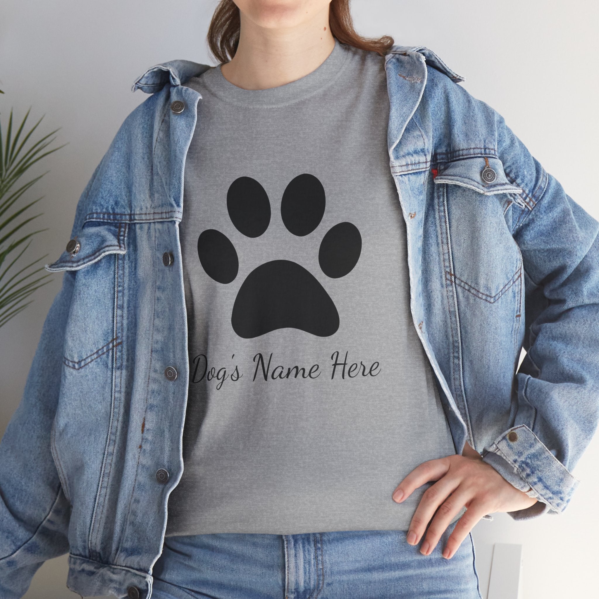 Copy of Custom Name Dog Lover Animal Paw Mens Womens Gift Shirt