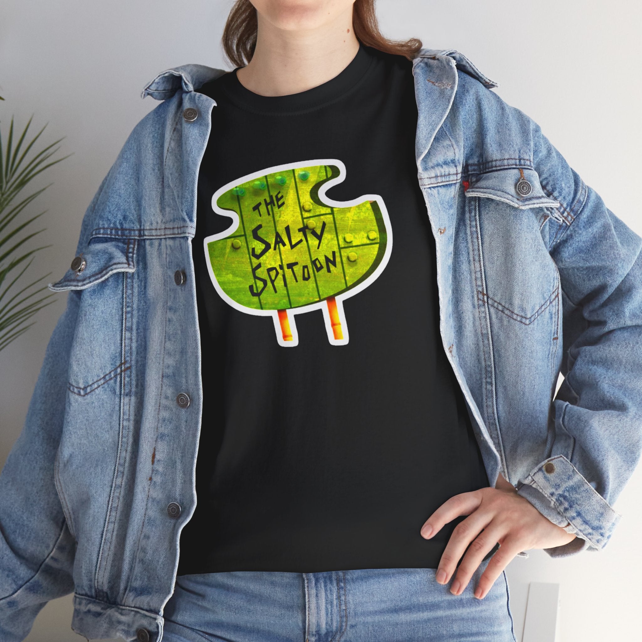 The Salty Spitoon Funny cartoon Meme Graphic Novelty Gift Unisex T-Shirt