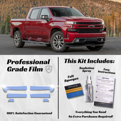 Chevrolet Silverado 1500 (2019-2022) Headlight PPF Protection Kit - Pre-Cut