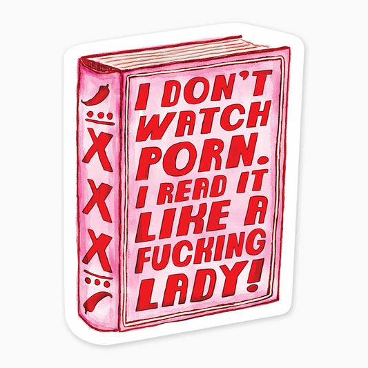 Lady Porn - 3" Art Sticker - sticker, laptop decor, durable