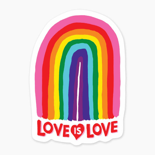 Love is Love - 3" Art Sticker - sticker, laptop decor, durable