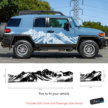 Cargar imagen en el visor de la galería, Mountain Truck Graphic Decal. Overland Vinyl Decal. #7085