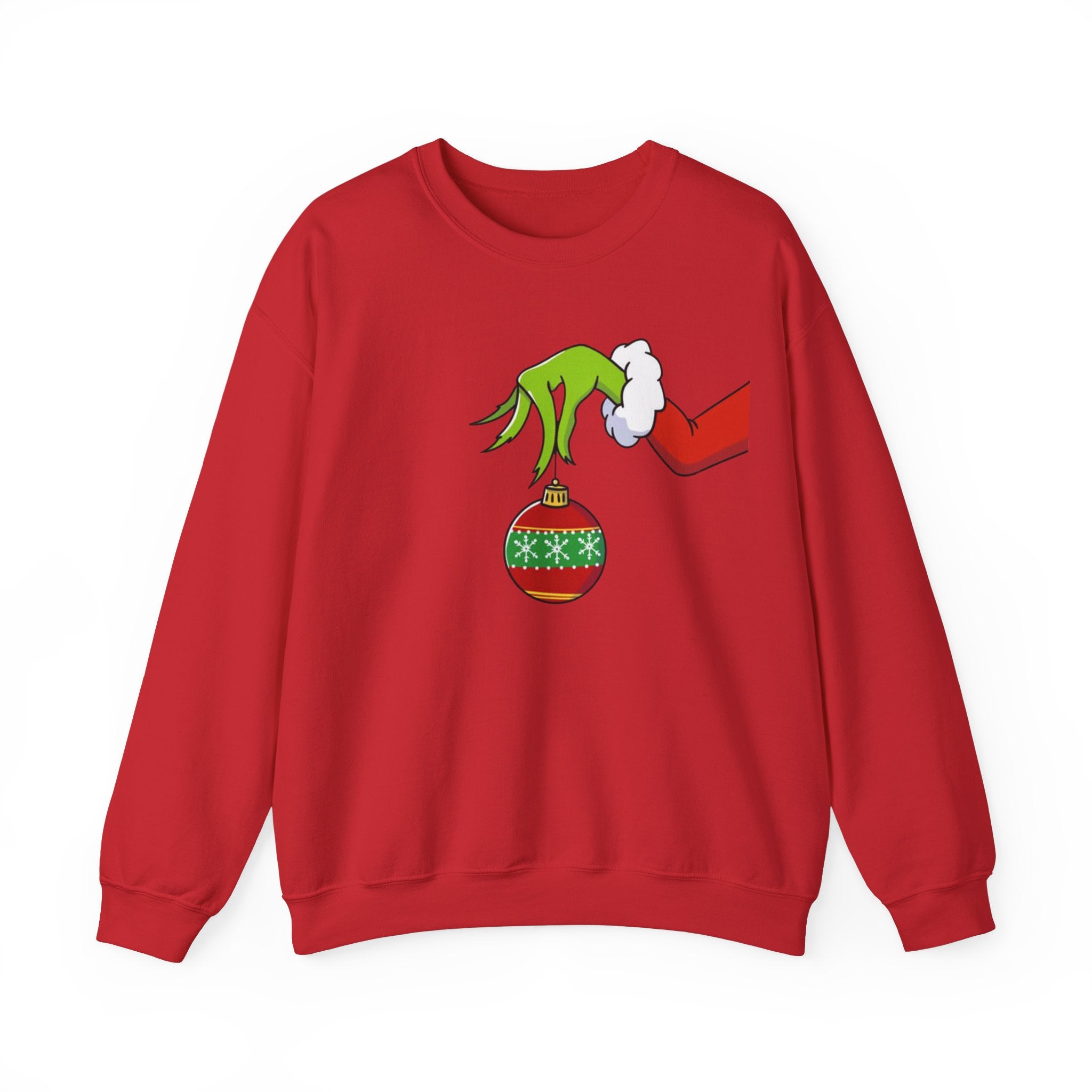 Grinch Ornament Christmas Movie Unisex Crewneck Sweatshirt