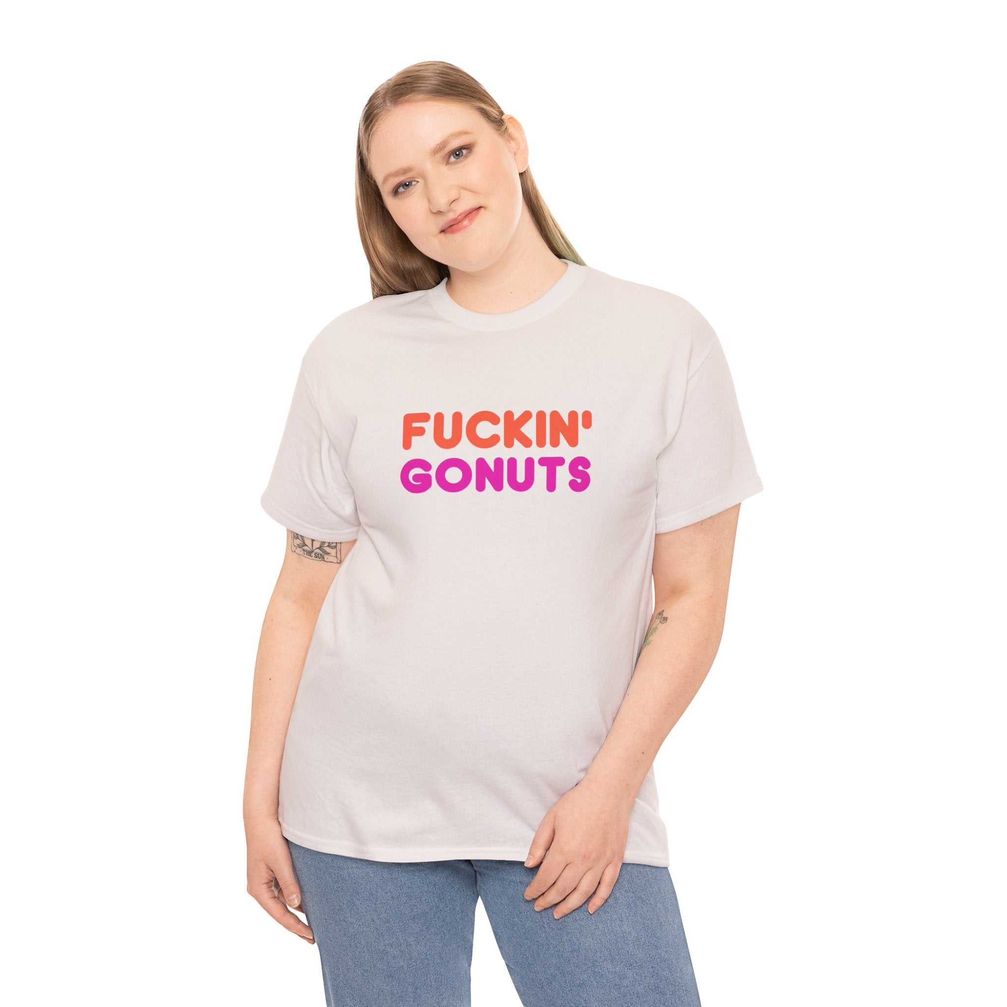 Funny Fuckin' Gonuts Dunkin Meme Novelty Graphic Tee