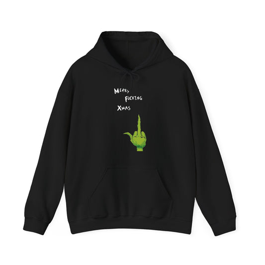 Merry F*cking Christmas Funny Grinch Movie Unisex Hoodie