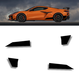 Juego de franjas inferiores para Chevrolet Corvette C8 Z06