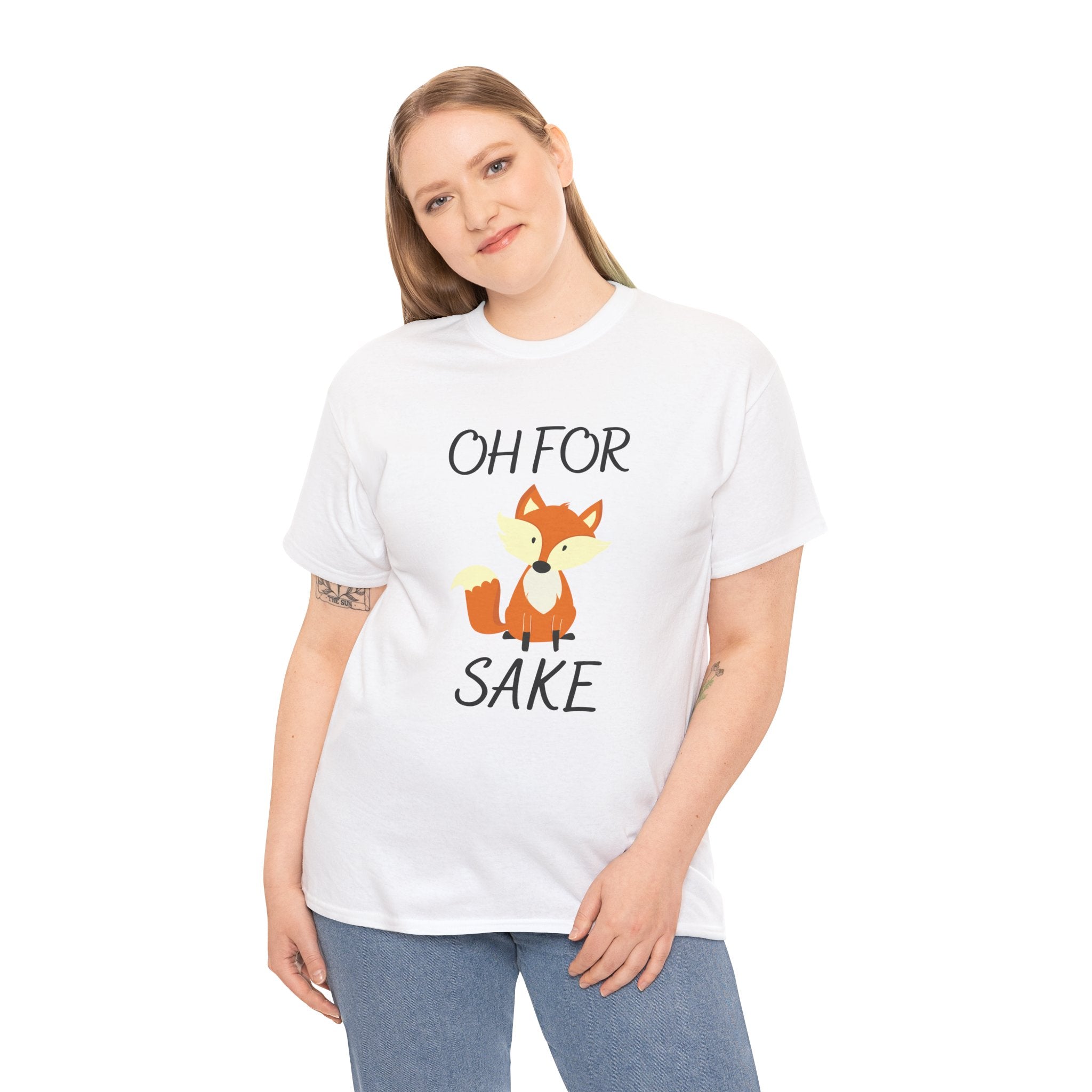 Oh For Fox Sake Funny Saying Unisex Mens Womens T-Shirt