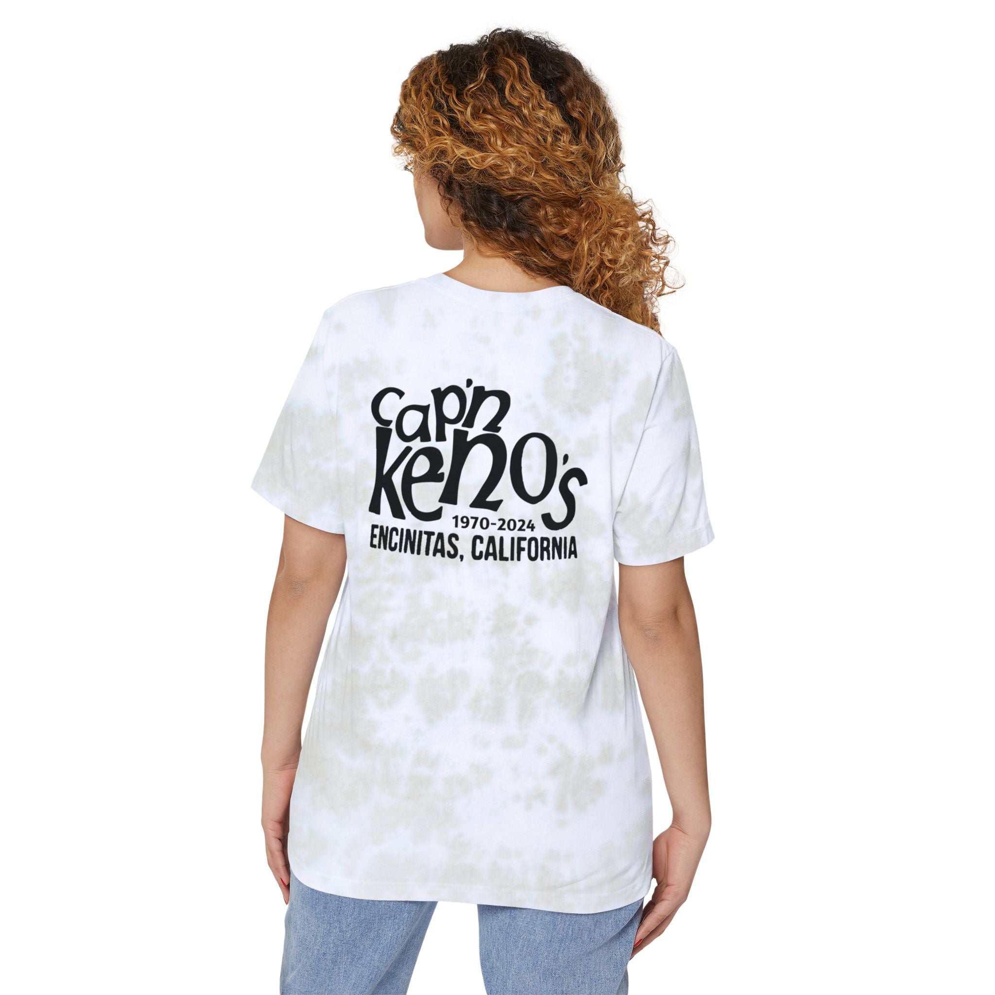 Cap'n Kenos Unisex Tie-Dyed T-Shirt