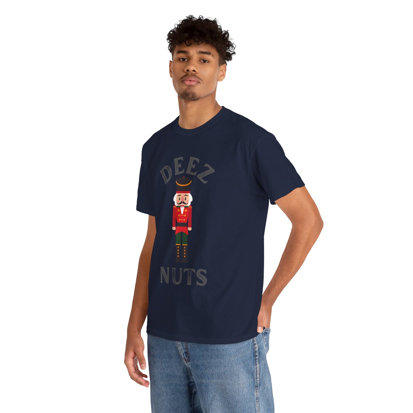 Funny Christmas Shirt Deez Nuts Nutcracker Men's Women's Humor T-Shirt