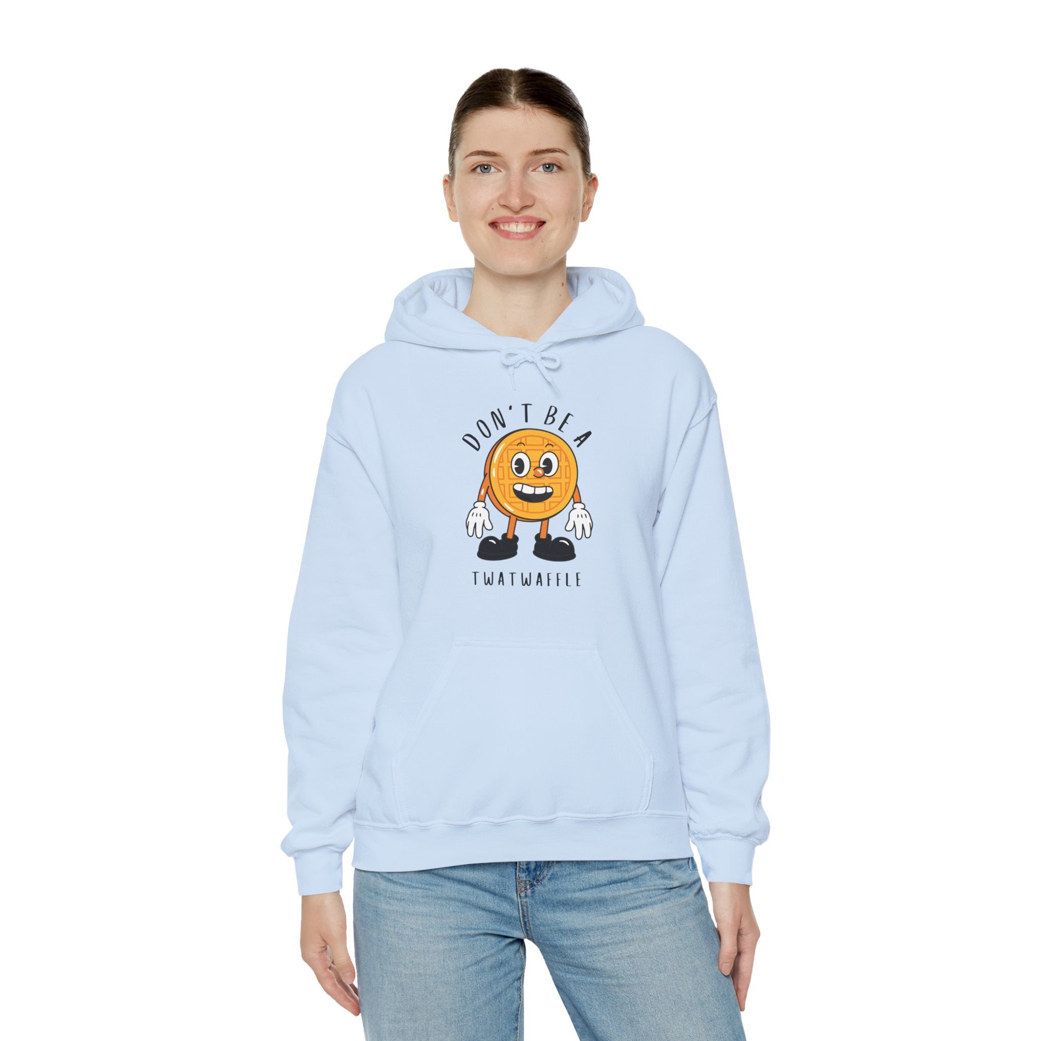 Funny Don't Be A Twatwaffle Waffle Unisex Graphic Novelty Hoodie