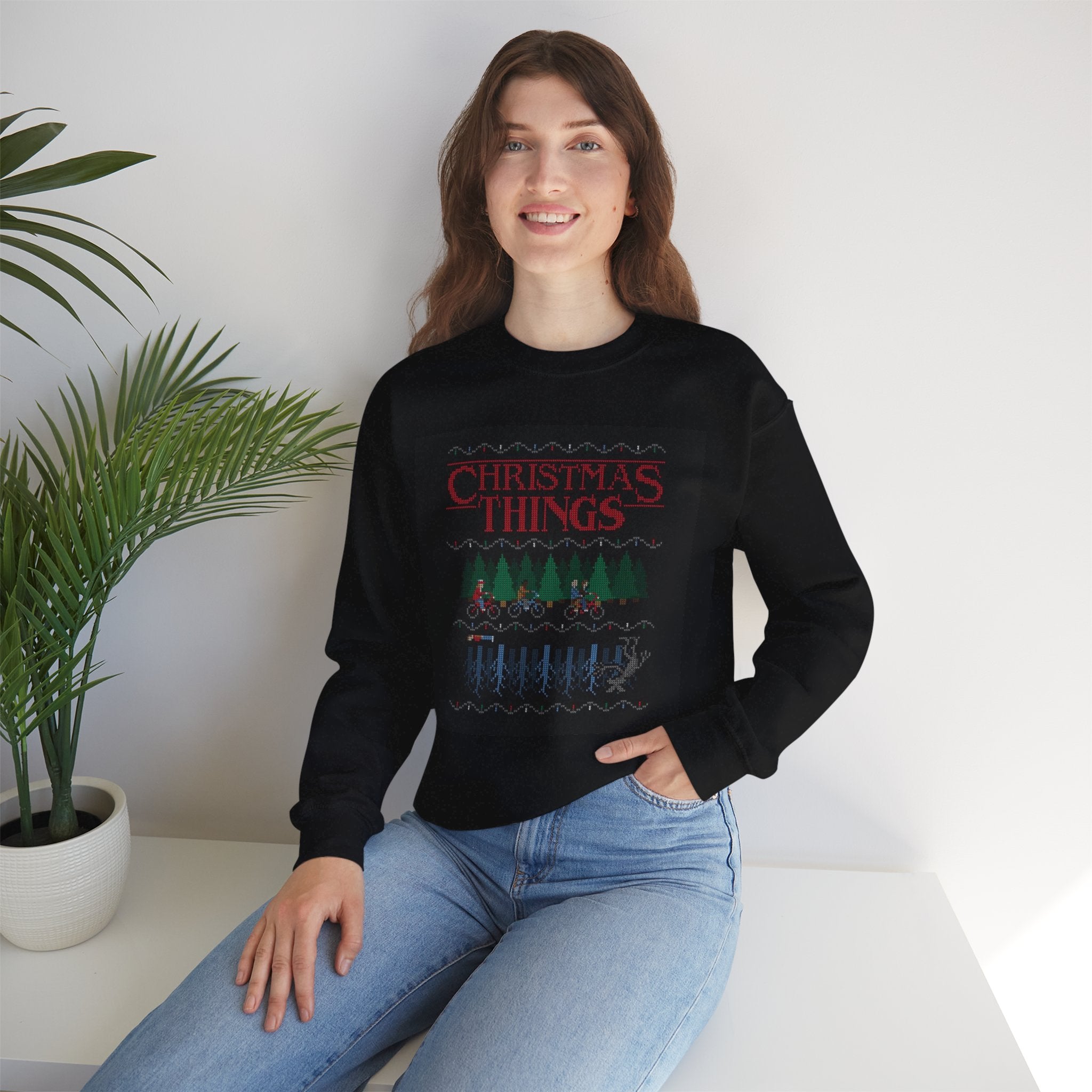 Christmas Things TV Show Series Unisex Crewneck Sweatshirt