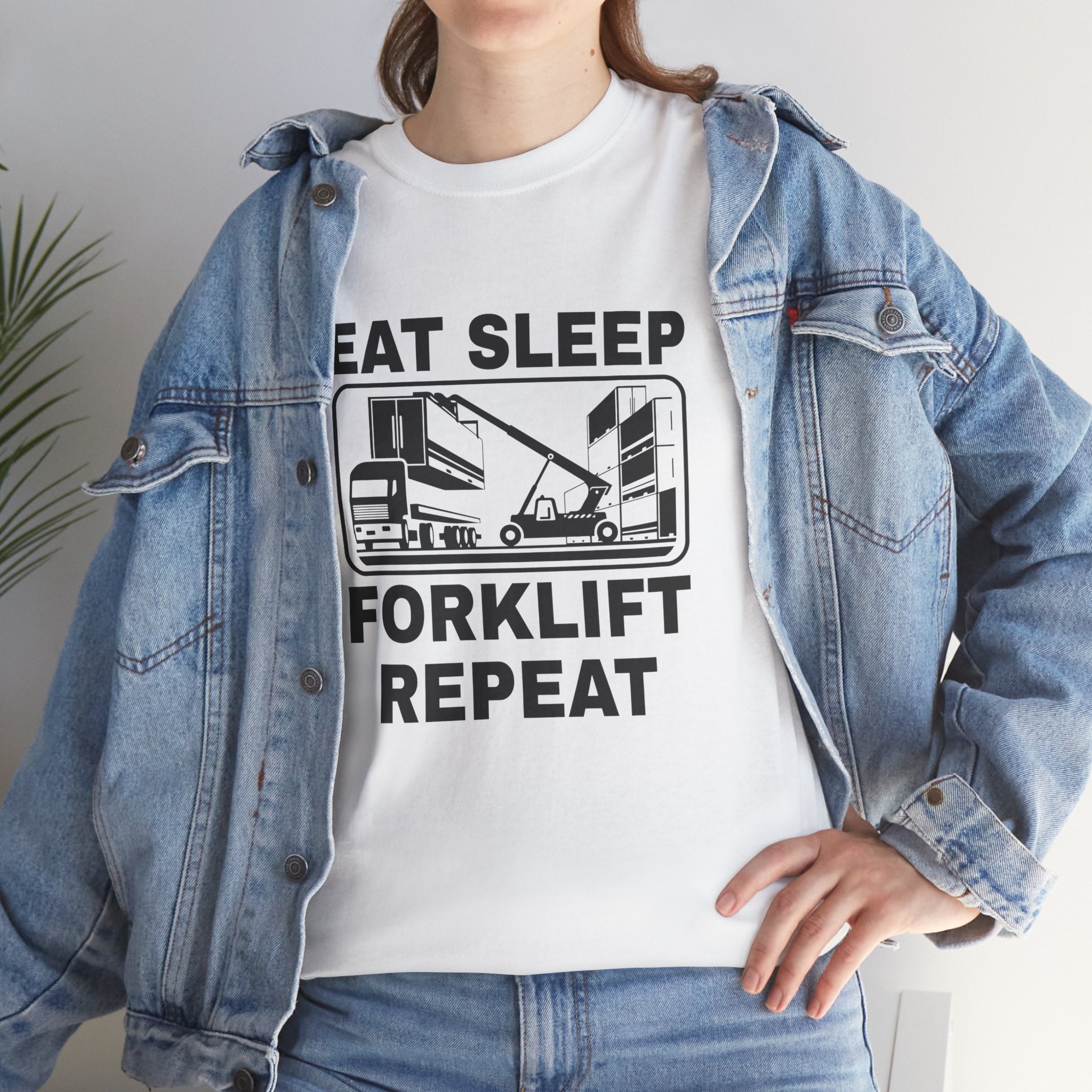 Funny Forklift Unisex Graphic Novelty T-Shirt