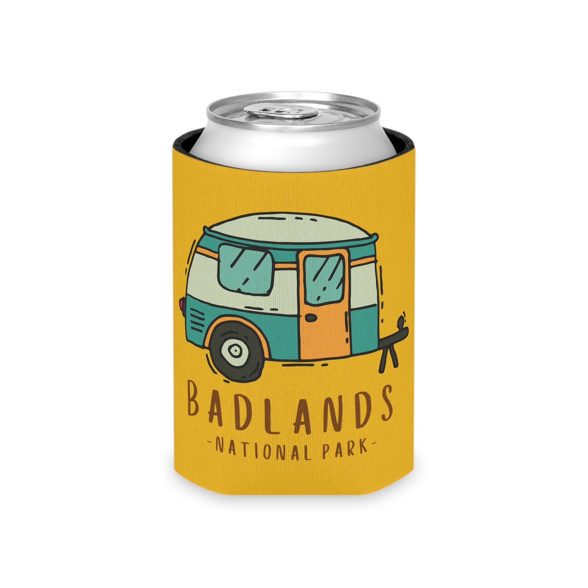 Badlands National Park Souvenir Beer Soda Can Cooler Koozie