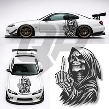 Load image into Gallery viewer, 45" Universal Grim Reaper Decal - Racing JDM Hood Graphics Kit