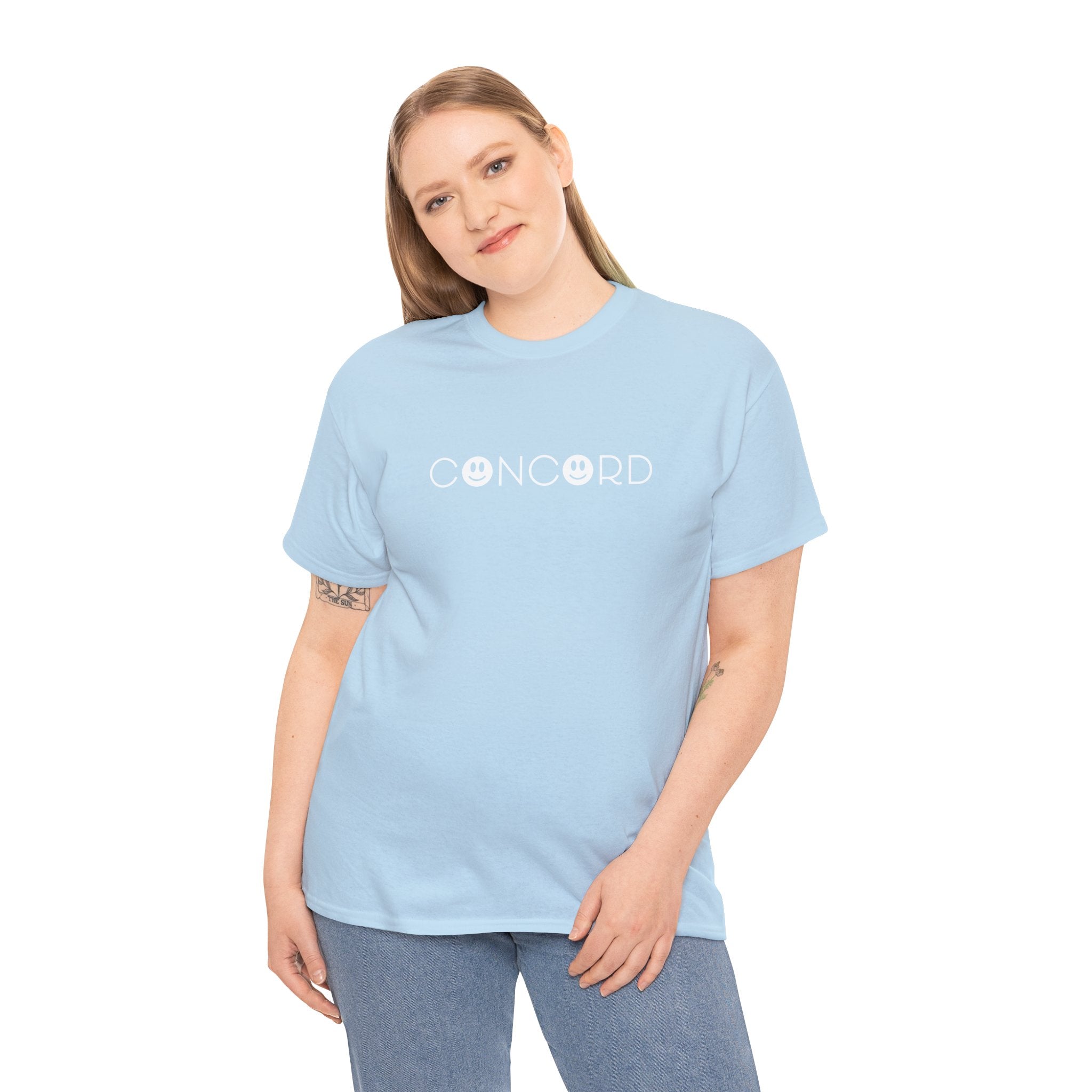 Concord North Carolina NC Smiley Face Unisex T-Shirt