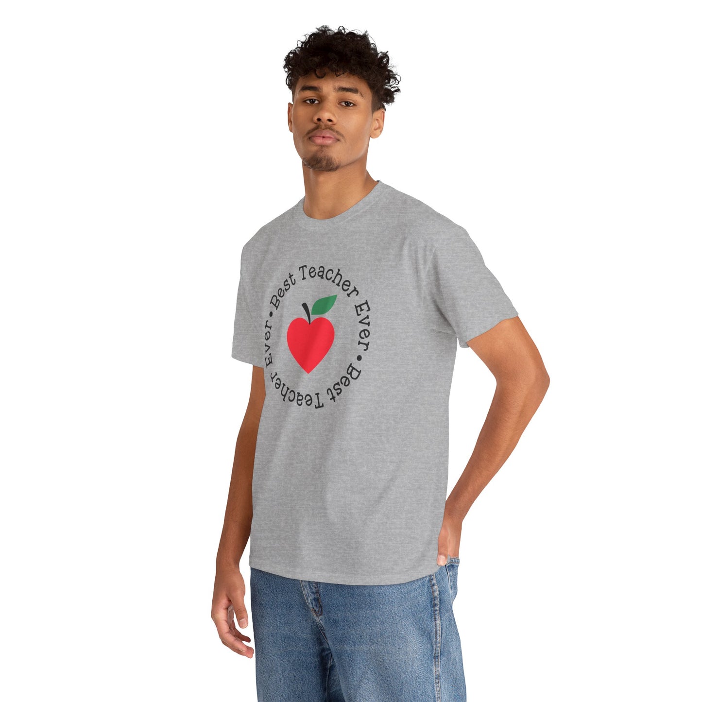 Teacher School Best Teacher Ever Gray Shirt Men's Women's Gift