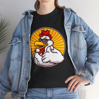Thumbs Up Chicken Funny Unisex Graphic Novelty T-Shirt