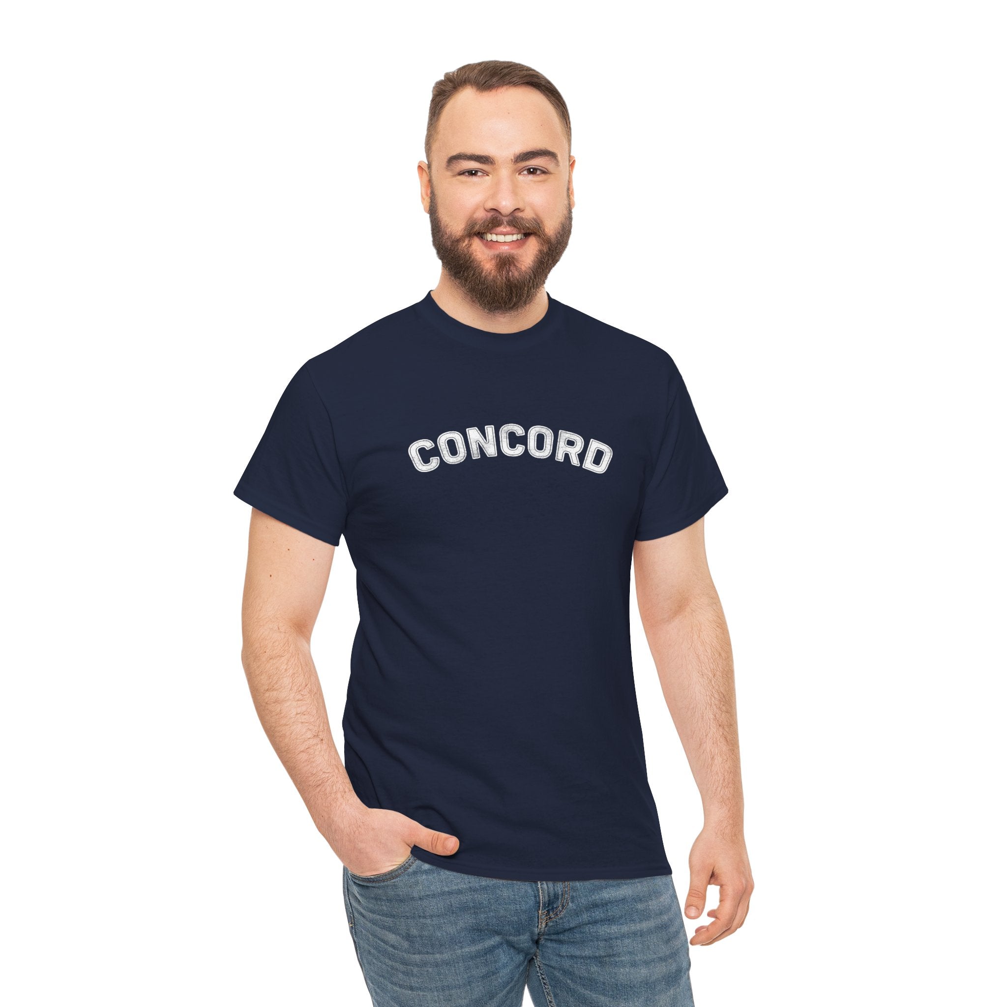 Concord North Carolina NC Curved Unisex T-Shirt