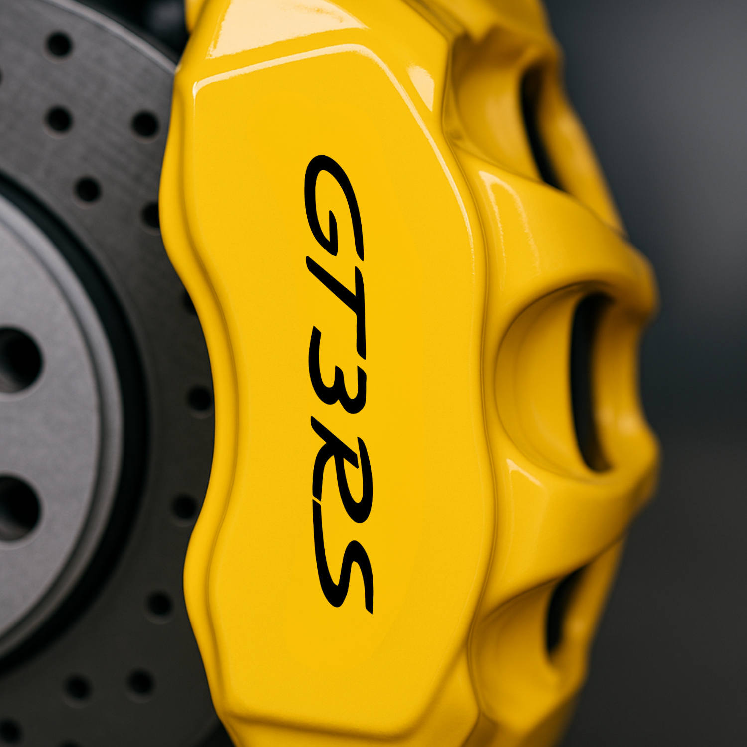 GT3 RS Brake Caliper Decals - Set of 8 (6" to 3") - Premium Vinyl Stickers for Porsche 911 GT3 RS