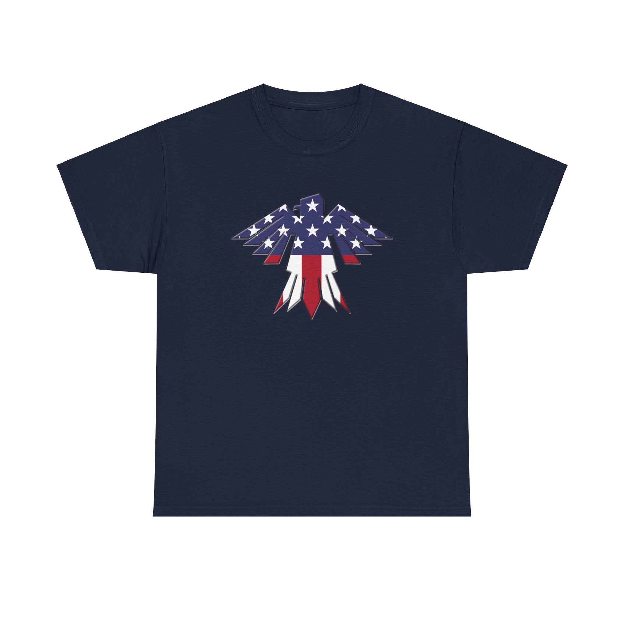 Patriotic Eagle USA Flag Unisex Heavy Cotton Tee