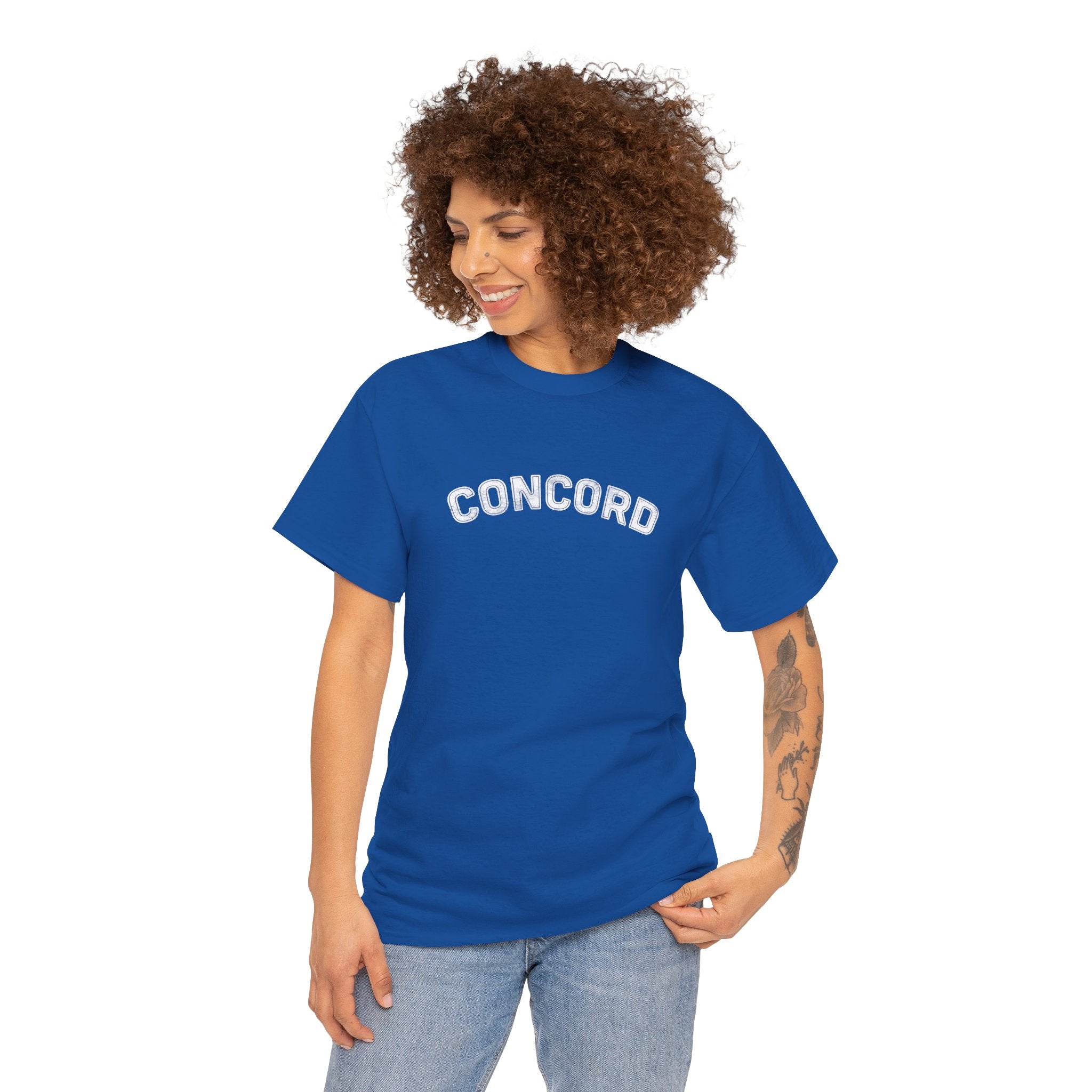 Concord North Carolina NC Curved Unisex T-Shirt