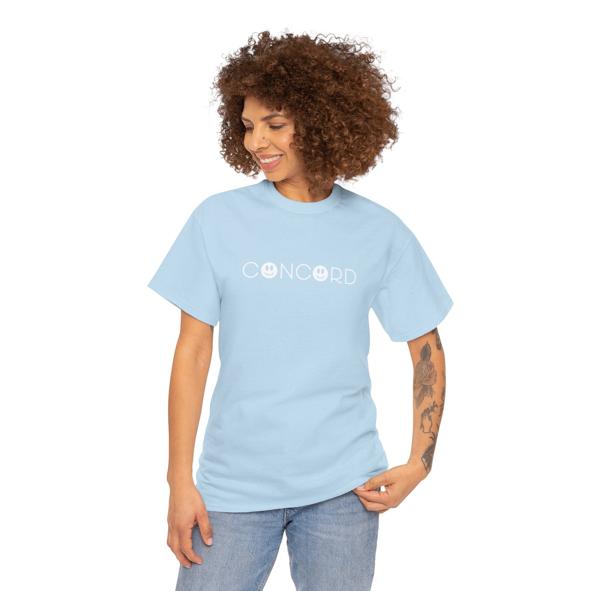 Concord North Carolina NC Smiley Face Unisex T-Shirt