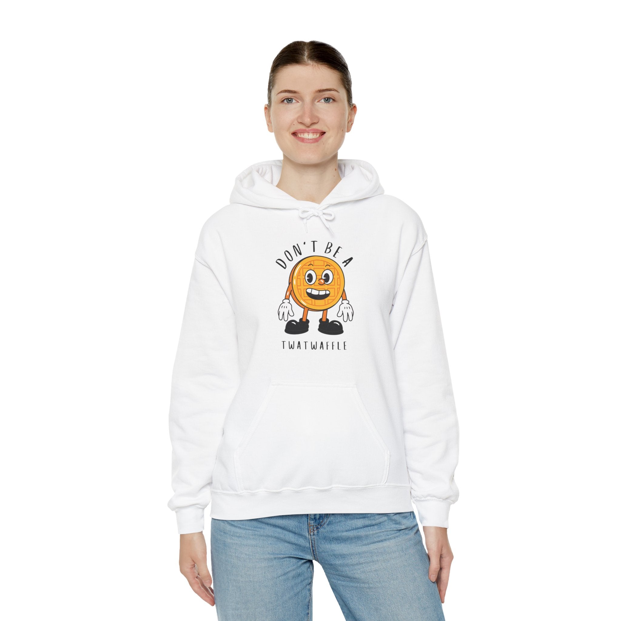 Funny Don't Be A Twatwaffle Waffle Unisex Graphic Novelty Hoodie